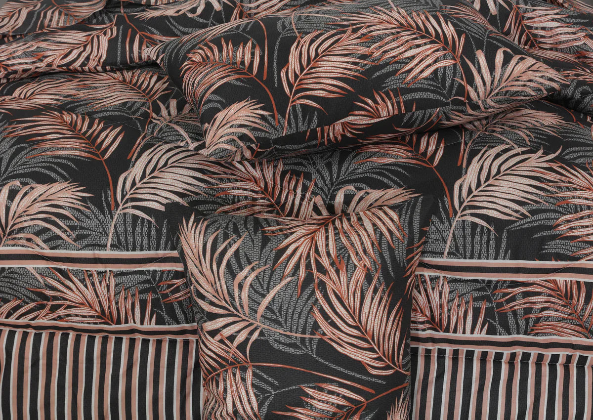SIGNATURE M.Z LEAF 2 COTTON COMFORTER SET-7PCS