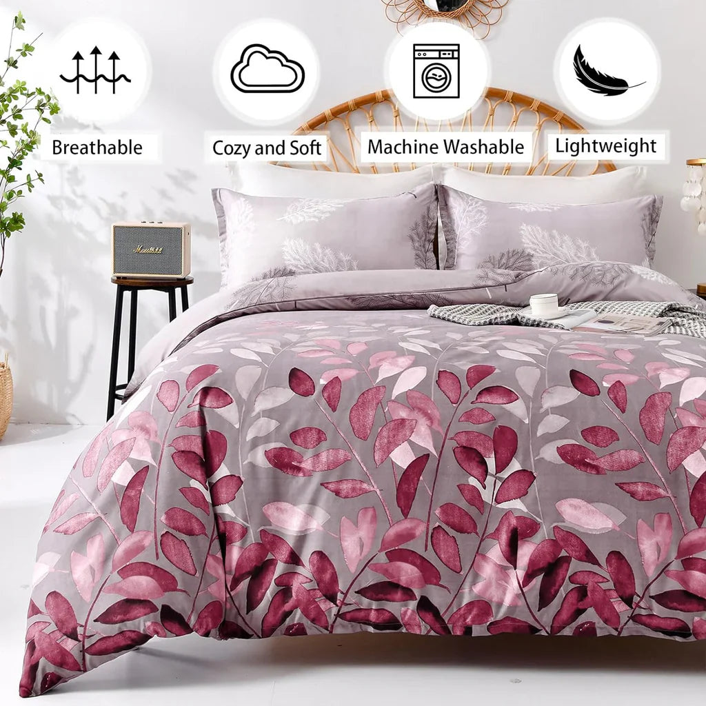 PRINTED PURE COTTON BEDSHEET ASH-4078