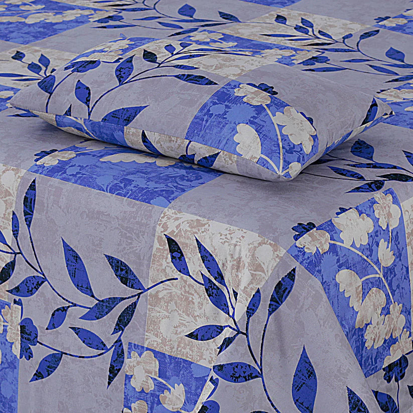 PRINTED PURE COTTON BEDSHEET ASH-4056