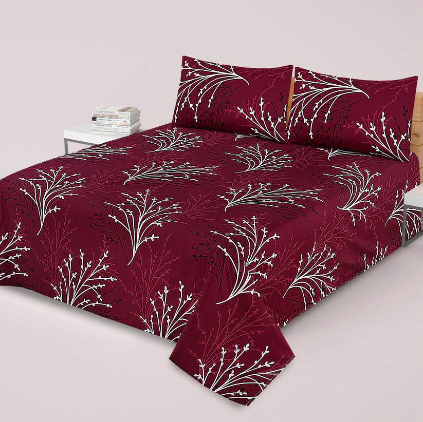 PRINTED PURE COTTON BEDSHEET ASH-4068