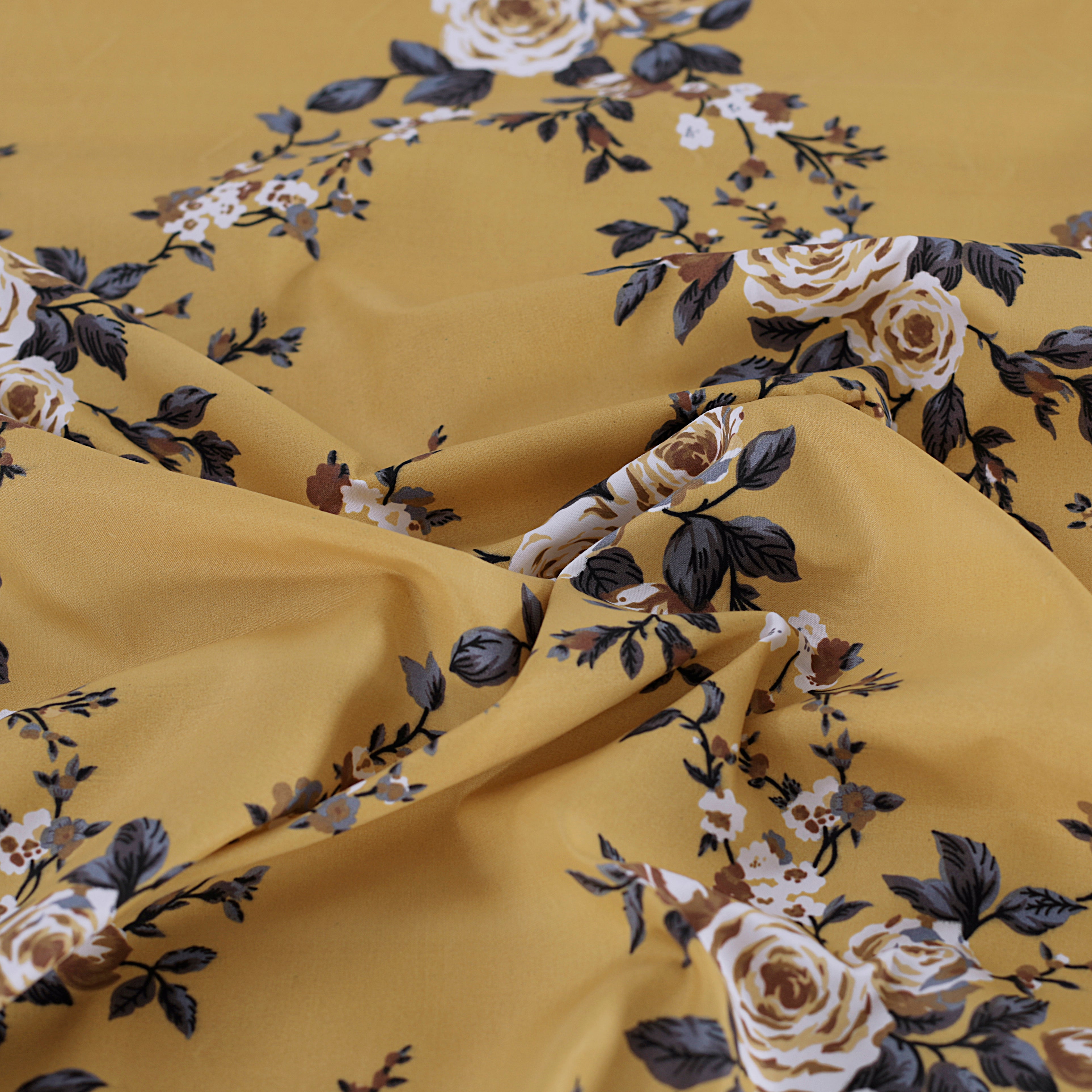 SIKNON PRINTED PURE COTTON BEDSHEET ASH-4006