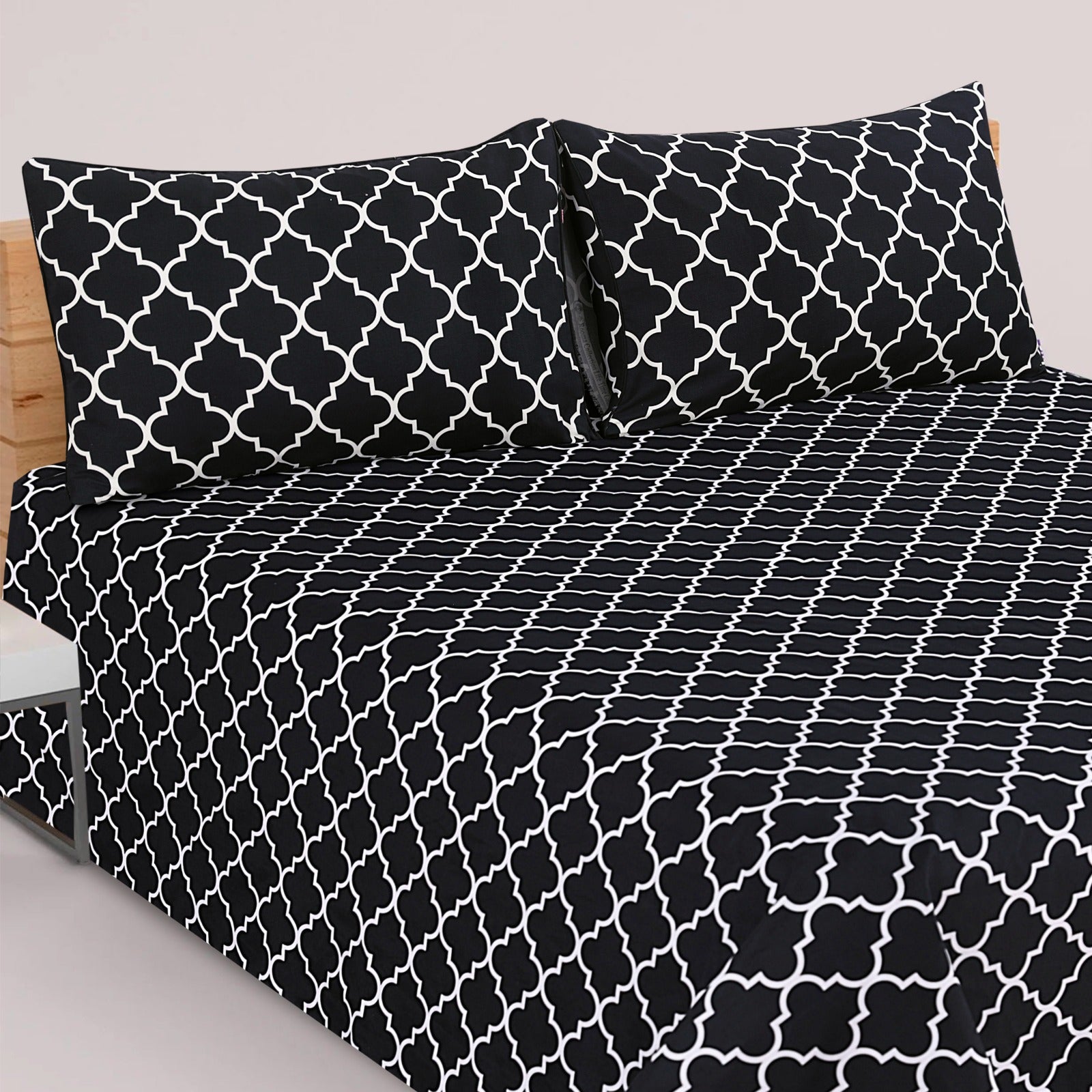 PRINTED PURE COTTON BEDSHEET ASH-4075