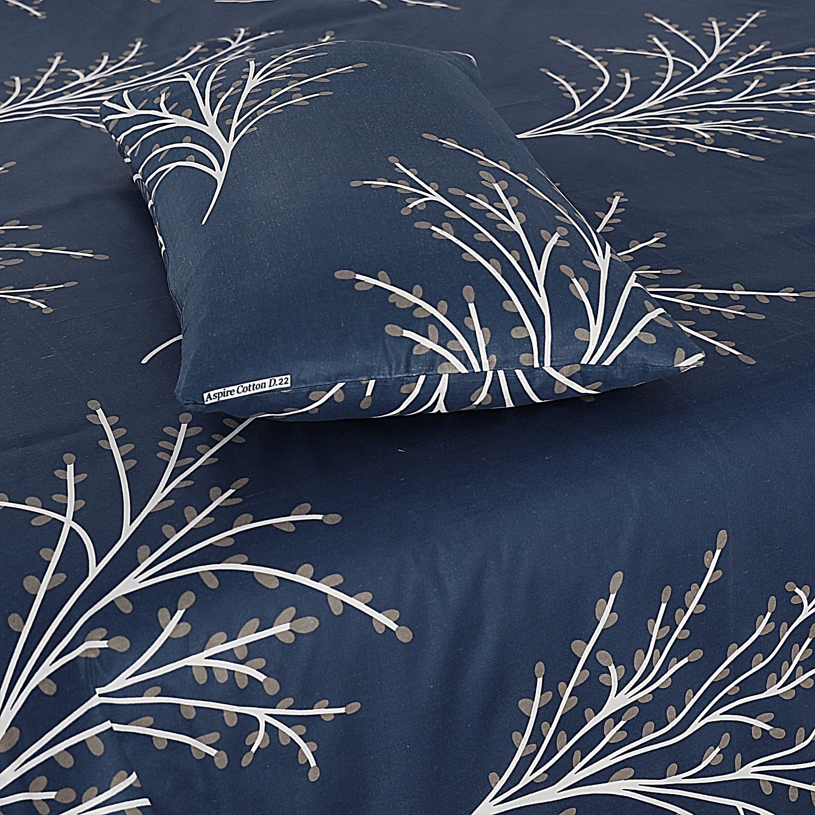 PRINTED PURE COTTON BEDSHEET ASH-40122